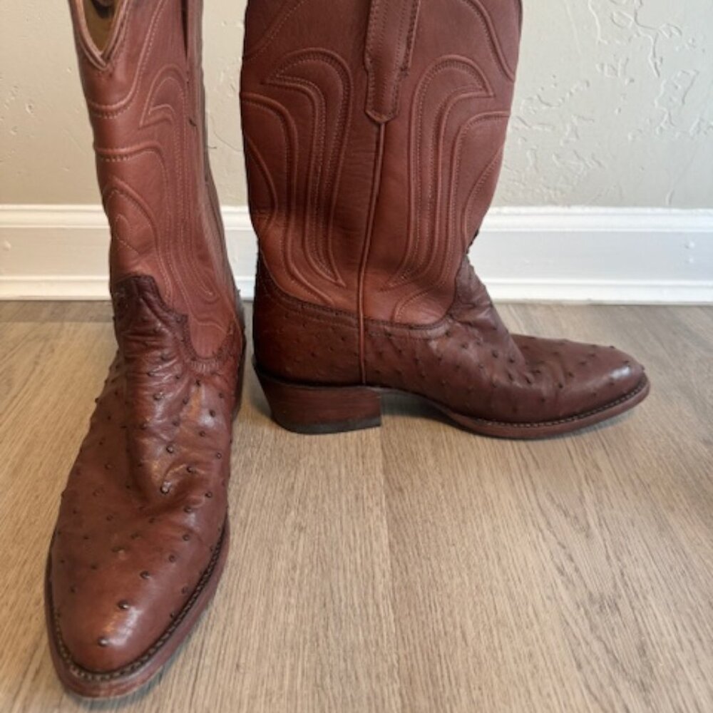 Tecovas Women’s Jessie 10.5 Ostrich Boots! Same day shipping!